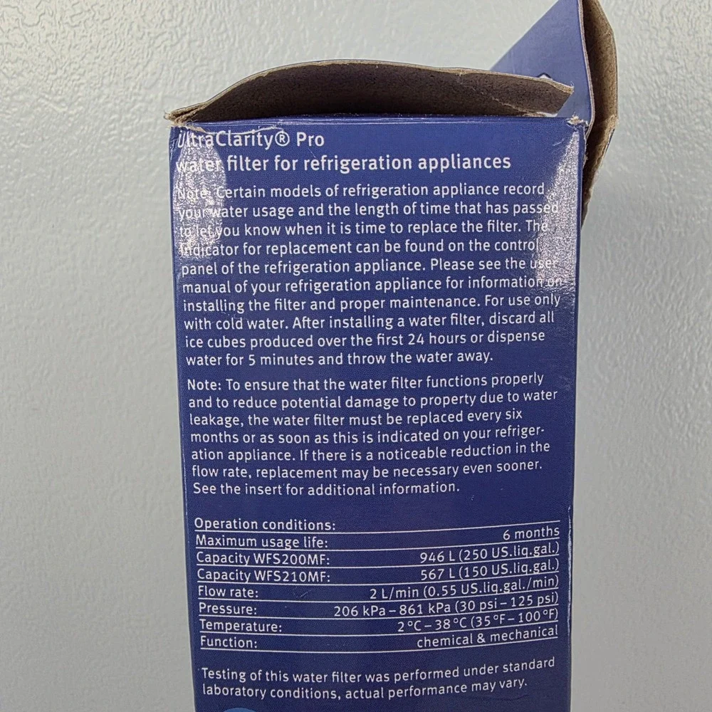 UltraClarity Pro Water‎ Filter Replacement Bosch Siemens Gaggenau Refrigerators
